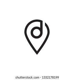 Initial Letter Location Design Template Elements