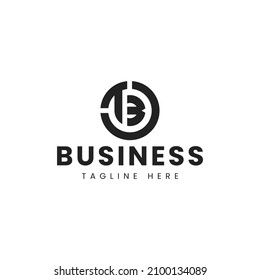 Initial letter logo 3T,  T3 logo template, TE, circle