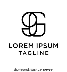initial letter logo 9G, G9 logo template 