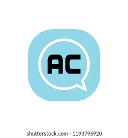 Initial Letter Logo AC Template Design