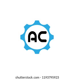 Initial Letter Logo AC Template Design