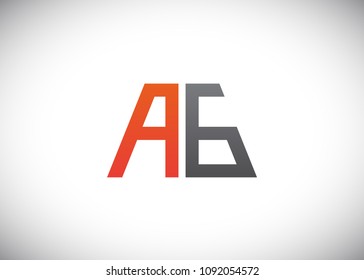 initial letter logo AG, GA, logo template
