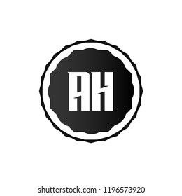 Initial Letter Logo AH Template Design