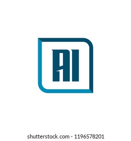 Initial Letter Logo AI Template Design