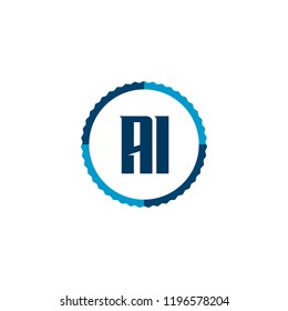 Initial Letter Logo AI Template Design