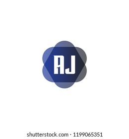 Initial Letter Logo AJ Template Design
