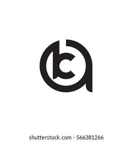 initial letter logo ak, ka, k inside a rounded lowercase black monogram