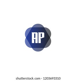 Initial Letter Logo AP Template Design