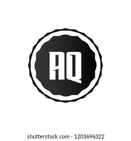 Initial Letter Logo AQ Template Design