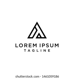 Initial Letter Logo AT, TA, Logo Template