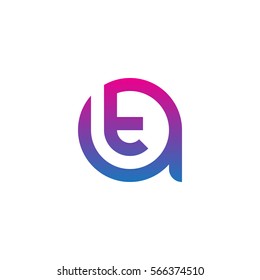 initial letter logo at, ta, t inside a rounded lowercase blue purple