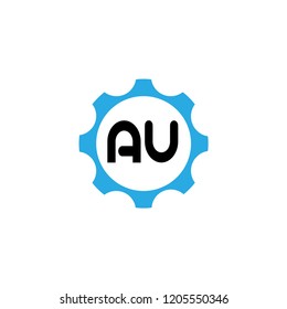Initial Letter Logo AU Template Design