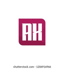 Initial Letter Logo AW Template Design