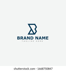 initial letter logo B, BA, logo template