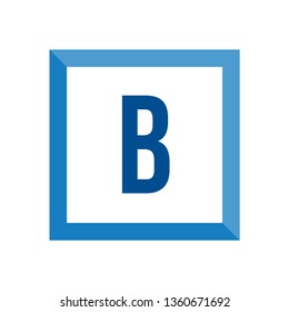 Initial Letter Logo B Template Vector Design