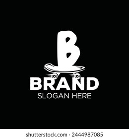 logotipo inicial de la letra "B" para su empresa o marca