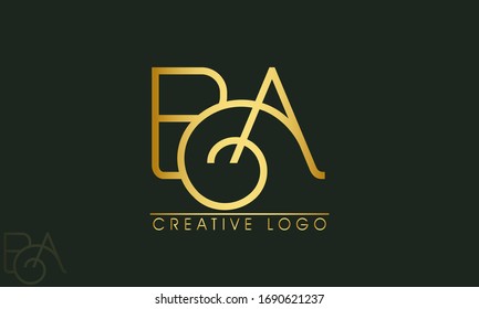 initial letter logo BA,AB, logo template
