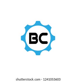 Initial Letter Logo BC Template Design