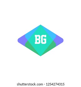 Initial Letter Logo BG Template Design