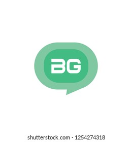 Initial Letter Logo BG Template Design