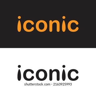 Logo De La Letra Inicial I. Formas azules y naranjas Estilo originami con carácter humano punto aislado en fondo blanco. Usable para logotipos de empresas y personas.