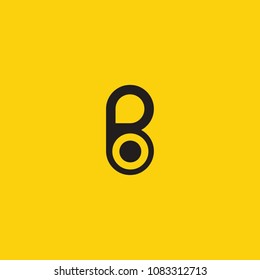 initial letter logo bo