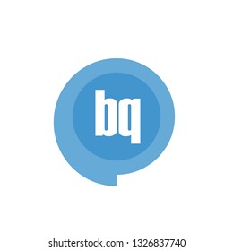 Initial Letter Logo BQ Template Vector Design