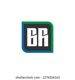 Initial Letter Logo BR Template Design