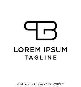 initial letter logo BT, TB, BGT, logo template 