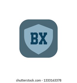 Initial Letter Logo BX Template Vector Design