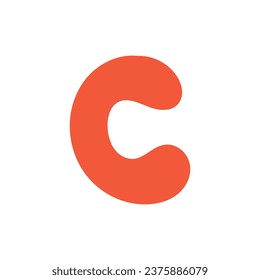 logotipo de la letra inicial C icono inicial de la compañía logotipo de fondo