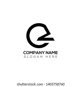Initial letter logo c z cz zc z inside c rounded uppercase white black background. Modern business logo design template for company.