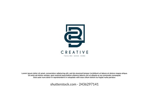 initial letter logo cb, bc, b inside c vector inspiration.