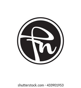 Initial Letter Logo Circle Ring Stock Vector (Royalty Free) 433901953 ...