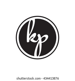 initial letter logo circle with ring