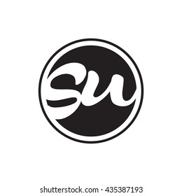 initial letter logo circle with ring