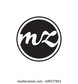 initial letter logo circle with ring