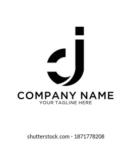 Initial Letter Logo Cj Jc J Stock Vector (Royalty Free) 1871778208 ...