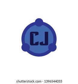 Initial Letter Logo CJ Template Vector Design