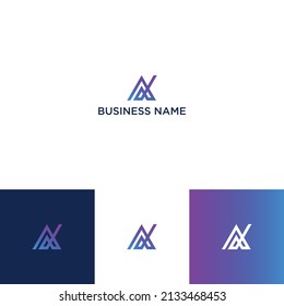 Diseño inicial de logotipo de empresa de logotipos de carta