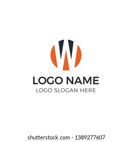 Initial letter logo concept with negative space logo style. 100% Full Vector, EPS 10, CMYK. Thanks for download :).