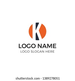 Initial letter logo concept with negative space logo style. 100% Full Vector, EPS 10, CMYK. Thanks for download :).