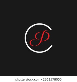 initial letter logo CP, PC, template, Initial lowercase letter logo cp,pc, p inside c 
CP or PC Letter Initial Logo Design, initial letter logo CP, PC, template