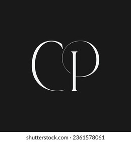 initial letter logo CP, PC, template, Initial lowercase letter logo cp,pc, p inside c 
CP or PC Letter Initial Logo Design, initial letter logo CP, PC, template