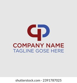 initial letter logo cp, pc, p inside c rounded lowercase, Initial PC letter Logo design vector illustration. Letter PC icon design. Suitable for business and technology logos isolated , CP C P Creativ