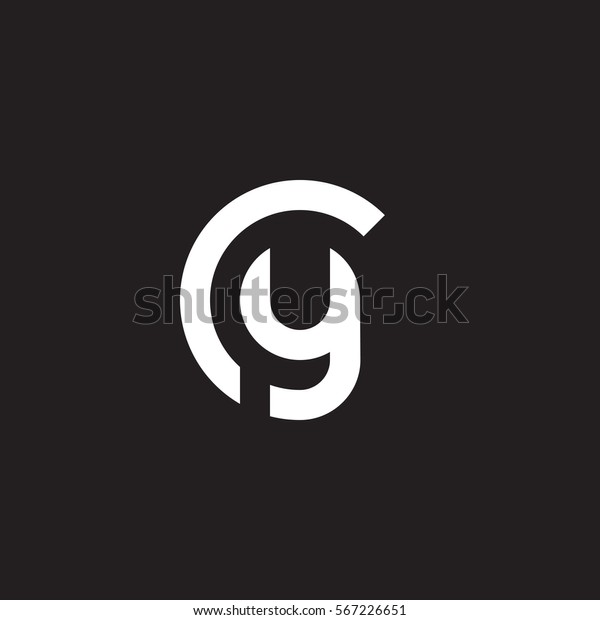 Initial Letter Logo Cy Yc Y Stock Vector (Royalty Free) 567226651 ...