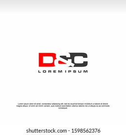 initial letter logo, D&C logo, logo template