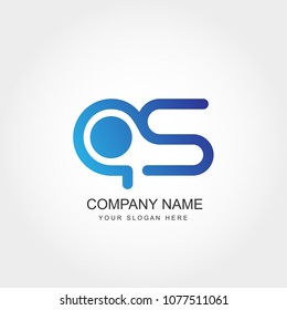 Initial Letter AS Logo Design