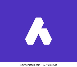 letra inicial Diseño del logotipo A