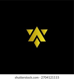 Anfangsbuchstabe A Logo-Design